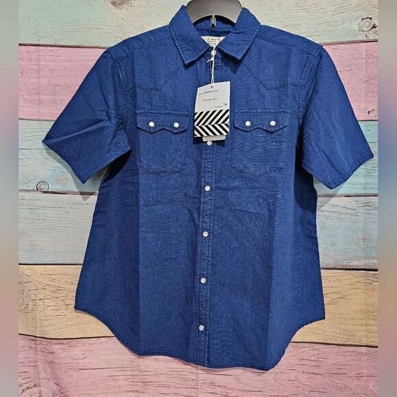 Women's Sandrine Roae x Free People Button Down Denim Shirt - Picture 1 of 4